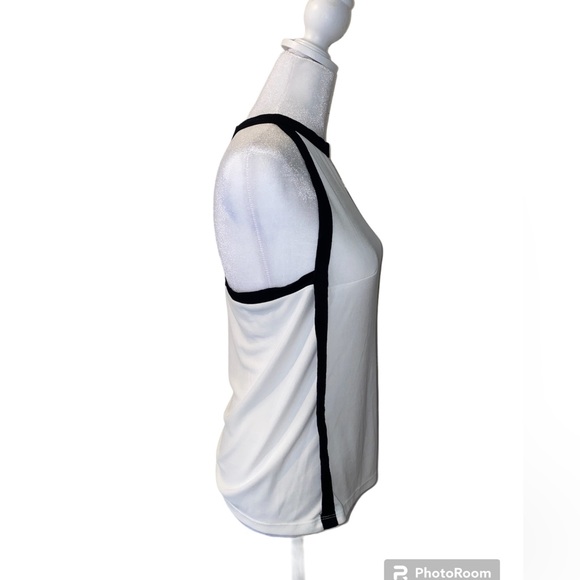 Topshop Women's Sleeveless Black and White Size 4 - Picture 2 of 7